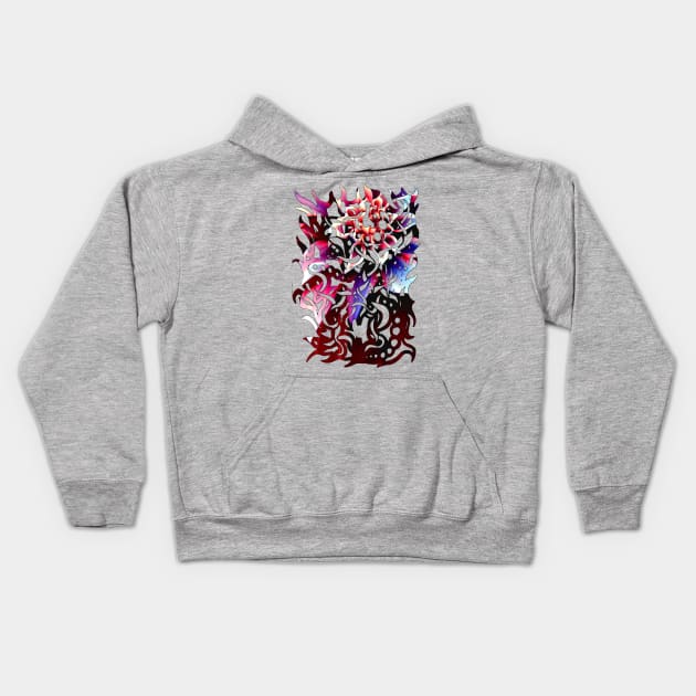 Colored Tattoo Kids Hoodie by alenarthasanovic